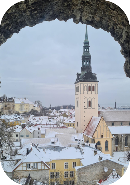 Paysage de Tallinn, capitale de l'Estonie