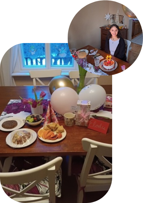 Anniversaire d'Elodie en famille